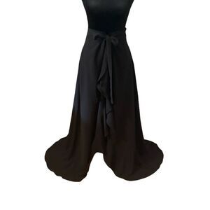 Reborn Pants with Ruffled Skirt Overlay